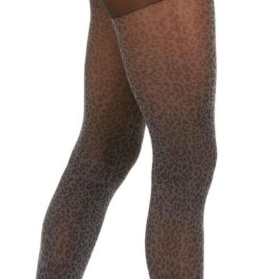 DKNY Opaque Control Top Tights Tall, LEOPART TIGHT